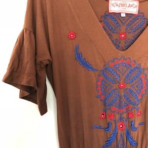 Johnny Was Embroidered dress